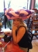 Customer with a Silly Hat at Del Pueblo